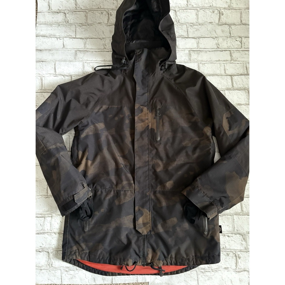 Armada Harlaut Insulated Ski Snowboard Jacket - Men's M Camo - Picture 2 of 11